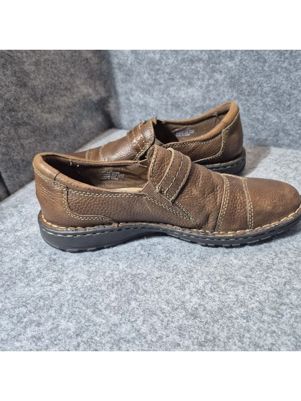 Earth Origins By Earth Clinton Women’s Brown Leather Loafers Size 8.5 M